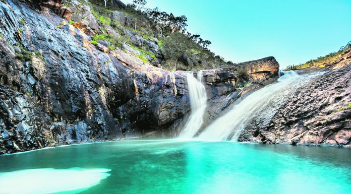 Waterfall in Serpentine national park
